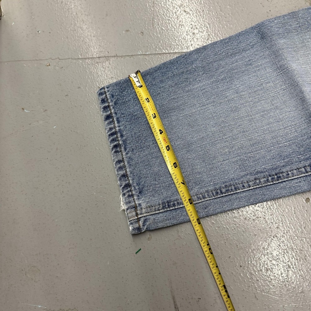Polo Ralph Lauren Jeans Mens 31 Blue Straight Leg Denim Flag Logo Casual - Picture 10 of 11